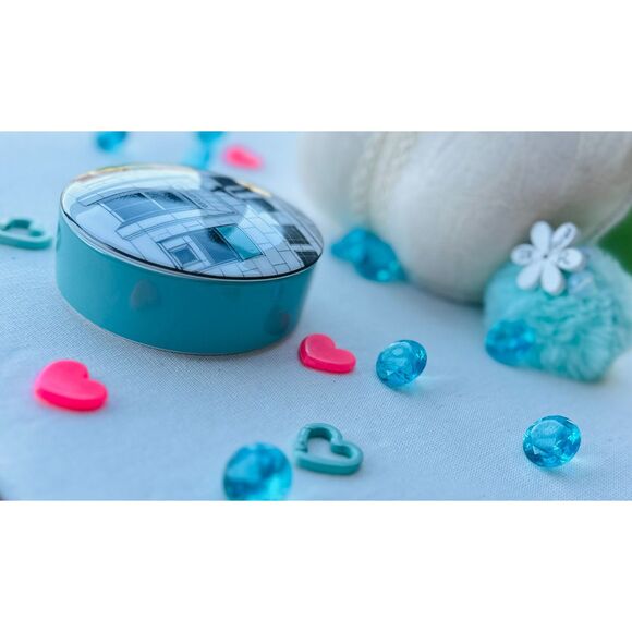 NEW RARE Tiffany & Co. Flagship Facade Trinket Round Porcelain Box - Picture 2 of 5